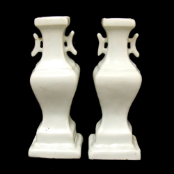 Yuan Shufu porcelain bronze form vases - courtesy R&G McPherson Antiques